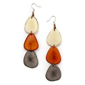 Organic Tagua Earrings